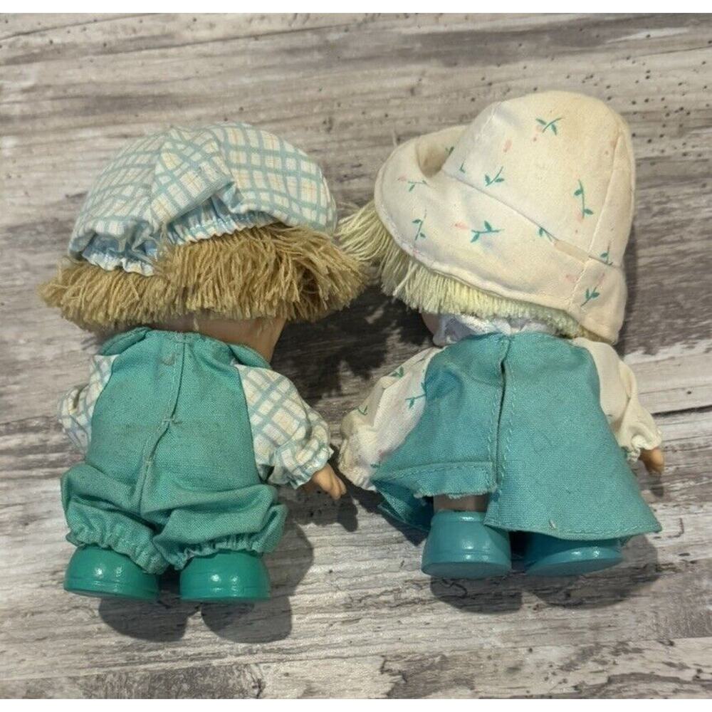 Set Of Two Vintage Precious Moments I Heart You Dolls - Picture 2 of 4